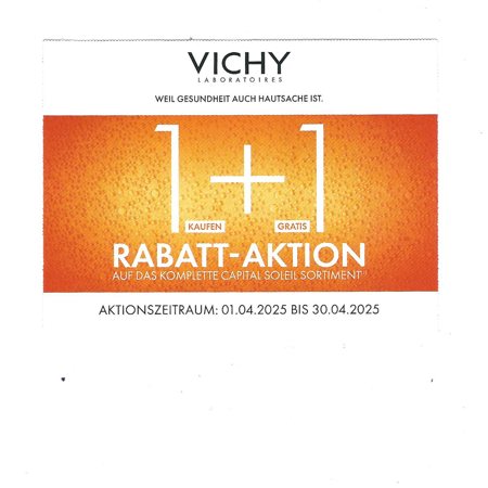 Vichy 1+1 - 2 Sonnenprodukte kaufen, das günstigste gibt es gratis Vichy 1+1 - 2 Sonnenprodukte kaufen, das günstigste gibt es gratis